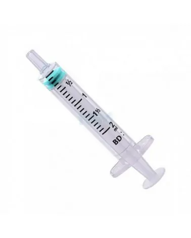 BD Σύριγγα Emerald 2ml με Βελόνα 23Gx1" - 0,6x25mm (Μπλε), τεμάχιο