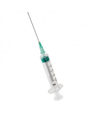 BD Σύριγγα Emerald 5ml με Βελόνα 21Gx1 1/2" - 0,8x40mm (Πράσινο), τεμάχιο