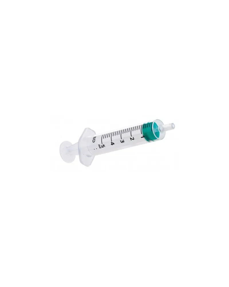 BD Σύριγγα Emerald 5ml με Βελόνα 21Gx1 1/2" - 0,8x40mm (Πράσινο), τεμάχιο