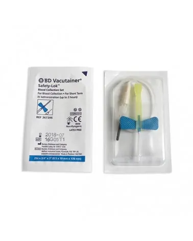 Becton Dickinson Πεταλούδες Vacutainer Safety-Luer Lok 25G x 3/4, τεμάχιο