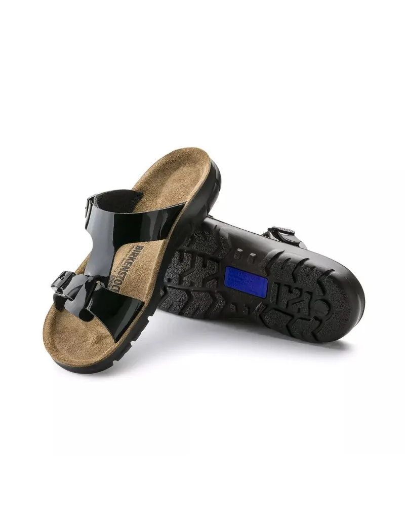 Birkenstock Αντιολισθητικό Πέδιλο Sofia Soft (Narrow), Γυαλιστερό Μαύρο