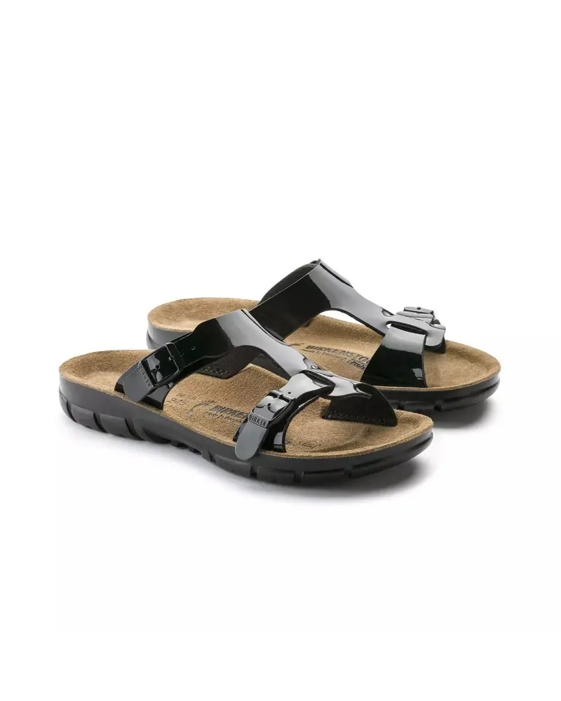 Birkenstock Αντιολισθητικό Πέδιλο Sofia Soft (Narrow), Γυαλιστερό Μαύρο