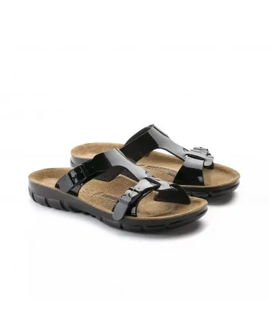 Birkenstock Αντιολισθητικό Πέδιλο Sofia Soft (Narrow), Γυαλιστερό Μαύρο