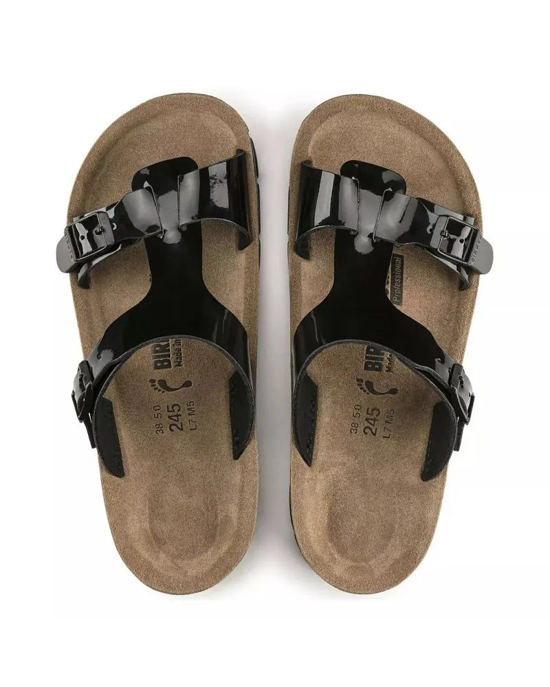 Birkenstock Αντιολισθητικό Πέδιλο Sofia Soft (Narrow), Γυαλιστερό Μαύρο