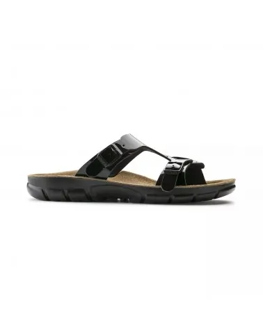 Birkenstock Αντιολισθητικό Πέδιλο Sofia Soft (Narrow), Γυαλιστερό Μαύρο
