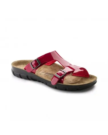 Birkenstock Αντιολισθητικό Πέδιλο Sofia Soft (Narrow), Γυαλιστερό Κόκκινο