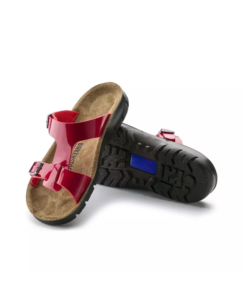 Birkenstock Αντιολισθητικό Πέδιλο Sofia Soft (Narrow), Γυαλιστερό Κόκκινο