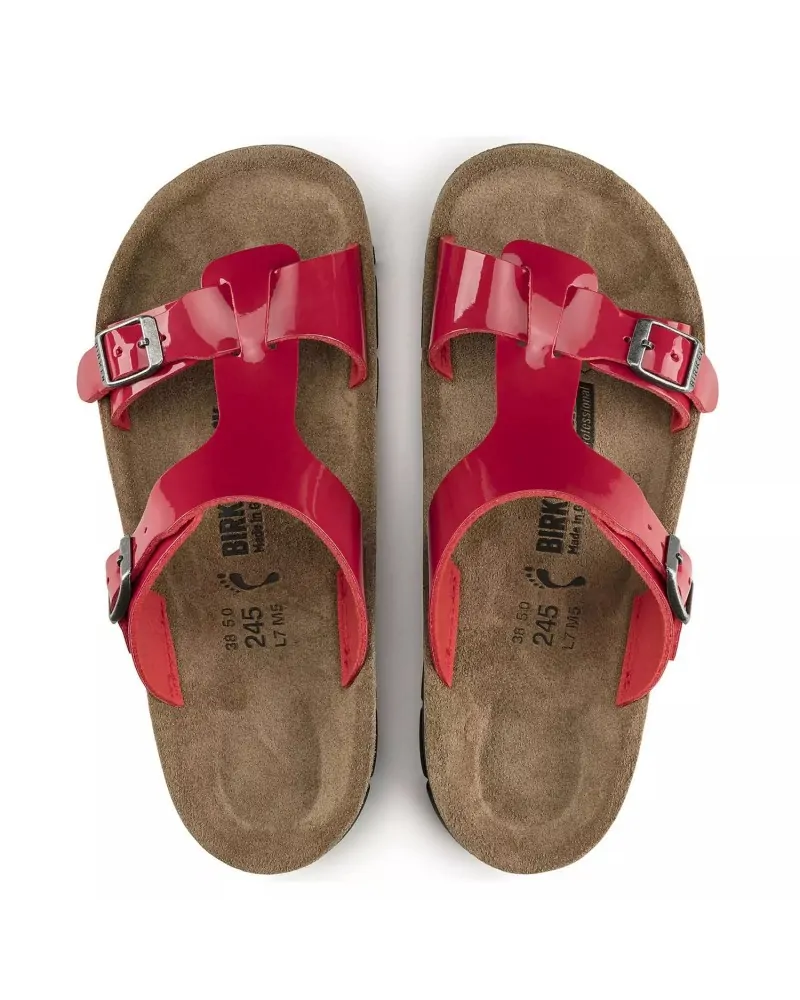 Birkenstock Αντιολισθητικό Πέδιλο Sofia Soft (Narrow), Γυαλιστερό Κόκκινο