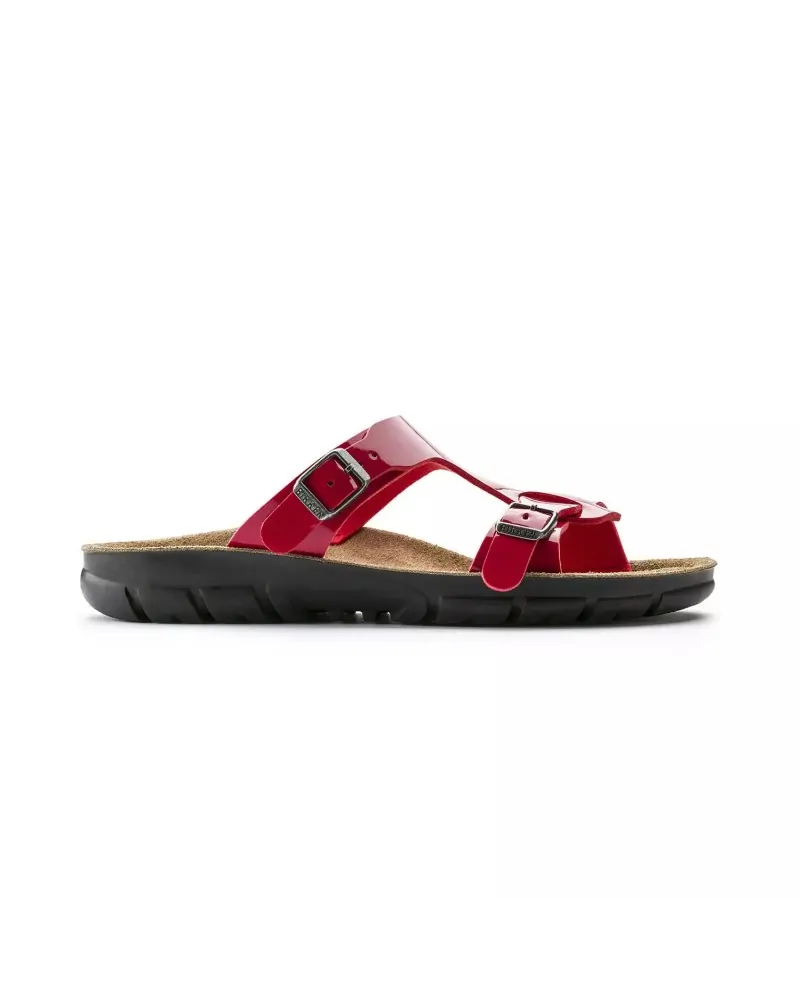 Birkenstock Αντιολισθητικό Πέδιλο Sofia Soft (Narrow), Γυαλιστερό Κόκκινο