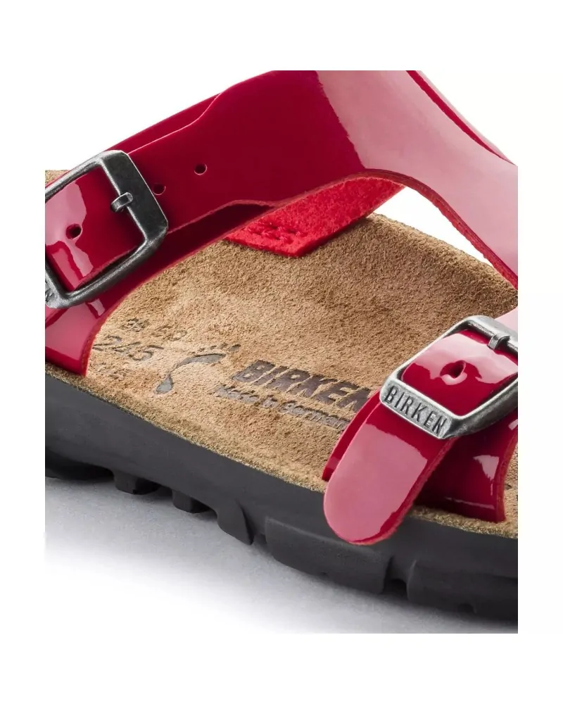 Birkenstock Αντιολισθητικό Πέδιλο Sofia Soft (Narrow), Γυαλιστερό Κόκκινο