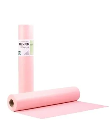 Soft Care Εξεταστικό Ρολό Πλαστικοποιημένο - 50cm x 50m, Ροζ