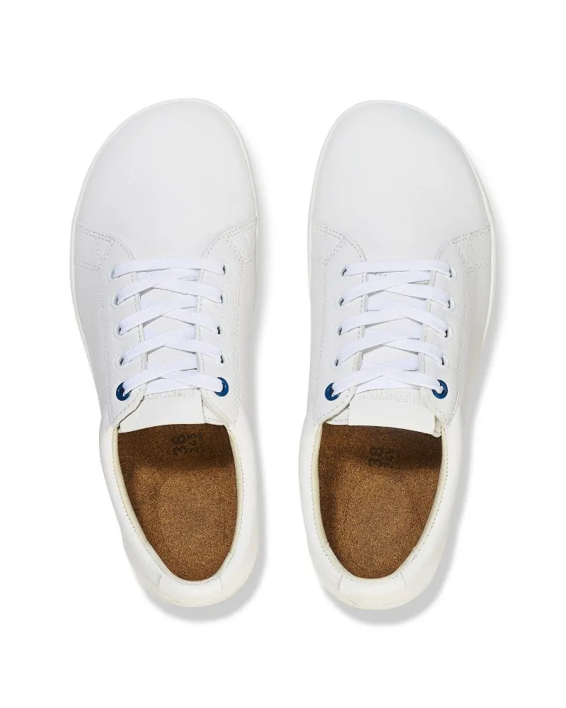Birkenstock Δερμάτινο Ανατομικό Παπούτσι QO500 (Regular), Λευκό