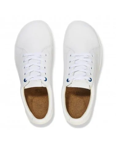 Birkenstock Δερμάτινο Ανατομικό Παπούτσι QO500 (Regular), Λευκό