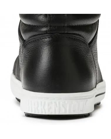 Birkenstock Δερμάτινο Ανατομικό Μποτάκι QO700 (Regular), Μαύρο/Λευκό