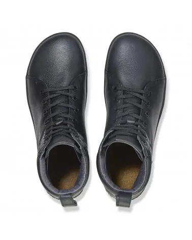 Birkenstock Δερμάτινο Ανατομικό Μποτάκι QO700 (Regular), Μαύρο
