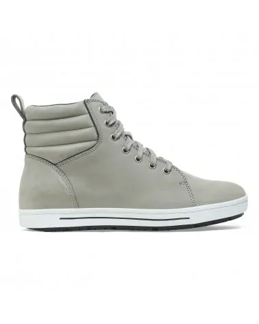 Birkenstock Δερμάτινο Ανατομικό Μποτάκι QO700 (Regular), Γκρι
