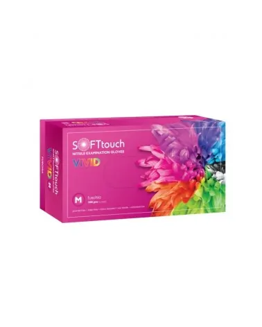 Soft Touch Γάντια Νιτριλίου Vivid Φούξια, 100 τεμάχια