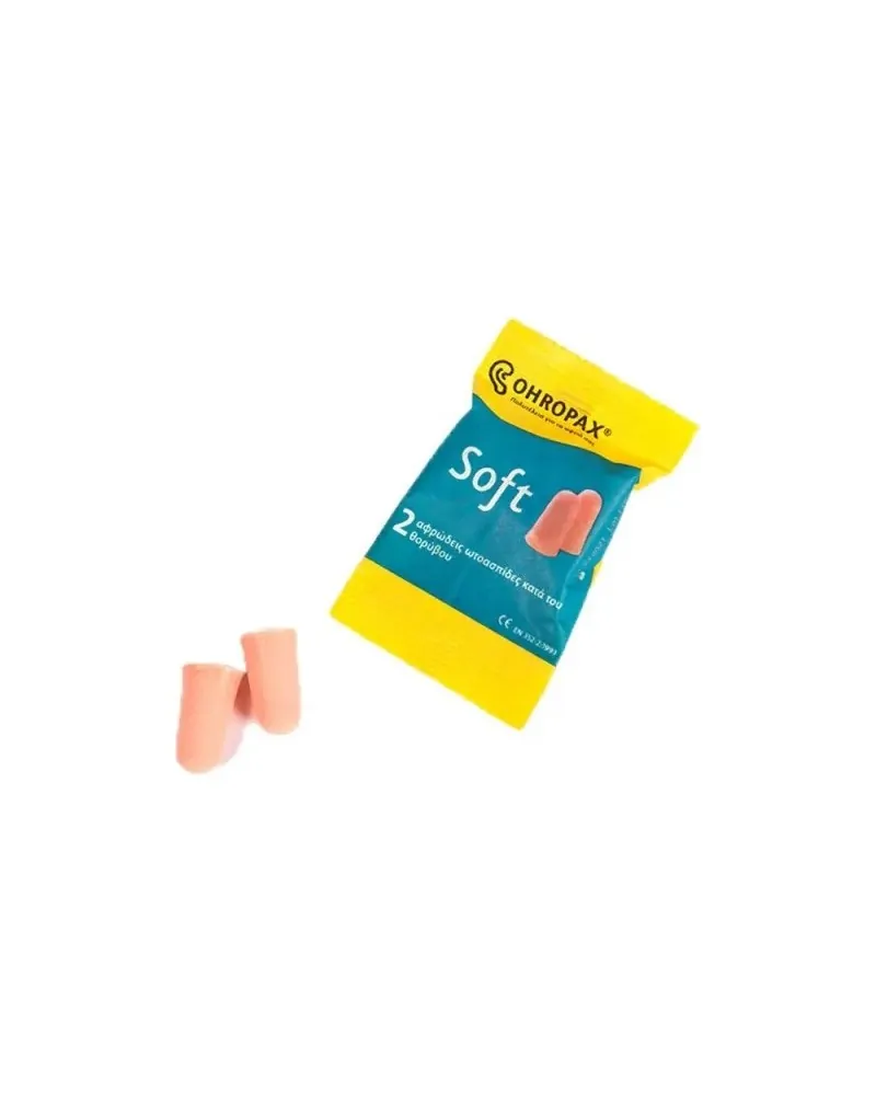 Ohropax Αφρώδεις Ωτοασπίδες Soft Foam, ζεύγος