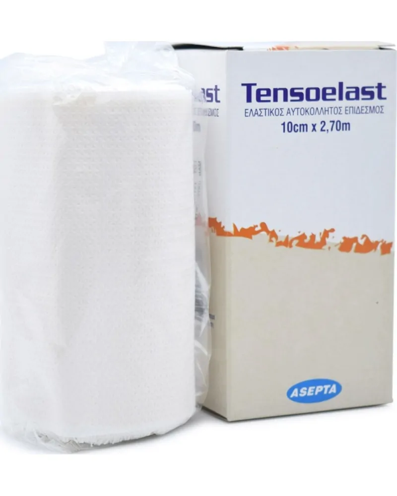 Asepta Tensoelast Ελαστικός Αυτοκόλλητος Επίδεσμος 10cm x 2.70m