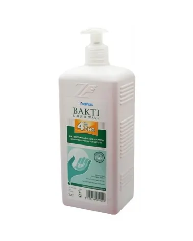 Αντισηπτικό Σαπούνι Bakti Liquid Wash 4% Χλωρεξιδίνη, 1000ml