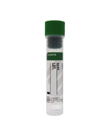 Πλαστικά Σωληνάρια με K3 EDTA 56x12mm, 2.5ml, 50 τεμάχια