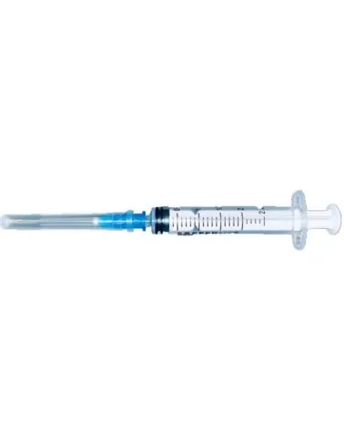 Σύριγγα Safety 2,5cc με Βελόνα 23G, τεμάχιο