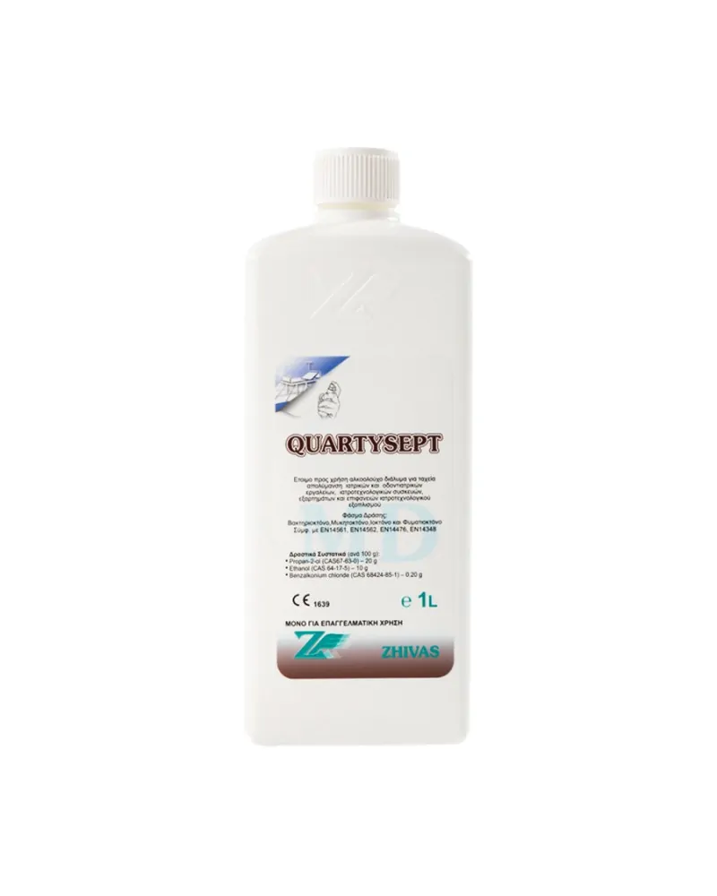 Zhivas Απολυμαντικό Επιφανειών και Εργαλείων Quartysept Spray 1Lt