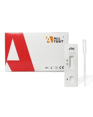 AllTest Cardiac Troponin Τροπονίνη Rapid Τεστ Cassette, 25 τεμάχια