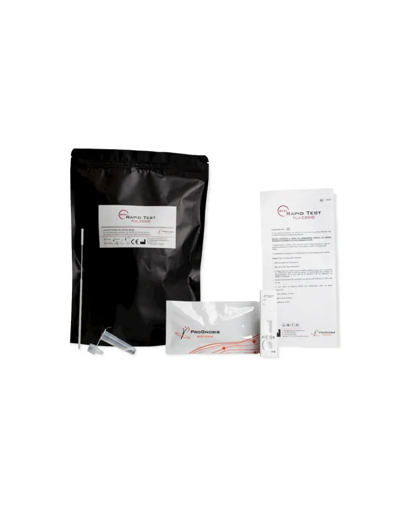 Prognosis Biotech Rapid Test Covid-19 & Γρίπης, τεμάχιο