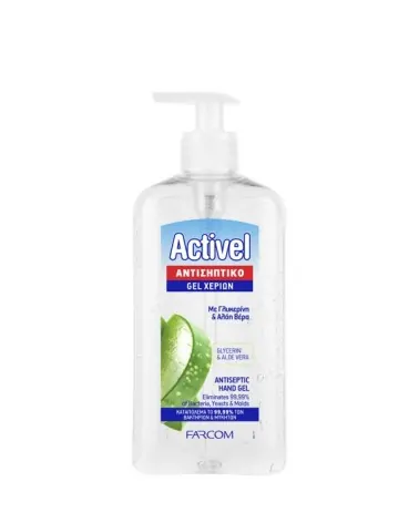 Activel Αντισηπτικό Gel Χεριών Διάφανο, 500ml