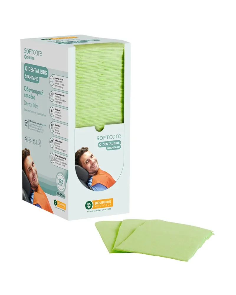 Soft Care Οδοντιατρική Πετσέτα με Dispenser Standard 2ply, 4 x 125 τεμάχια