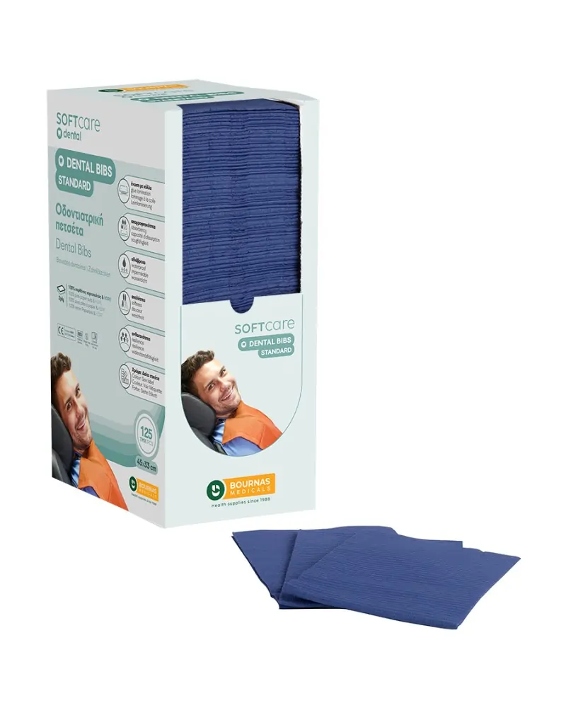 Soft Care Οδοντιατρική Πετσέτα με Dispenser Standard 2ply, 4 x 125 τεμάχια
