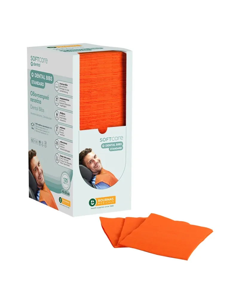 Soft Care Οδοντιατρική Πετσέτα με Dispenser Standard 2ply, 4 x 125 τεμάχια