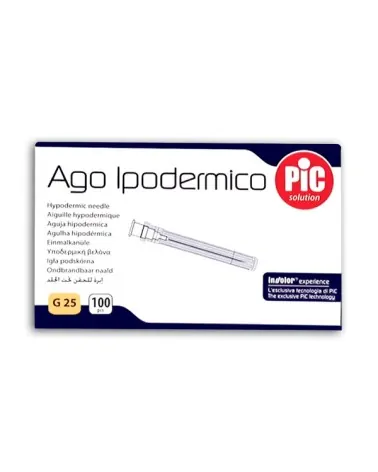 PIC Βελόνες 25G, Πορτοκαλί, 100 τεμάχια