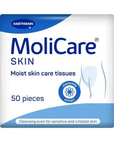 Hartmann Molicare Skin Υγρά Μαντιλάκια Καθαρισμού, 50 τεμάχια