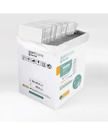 Soft Care Οδοντιατρική Πετσέτα 2ply Χωρίς Dispenser, 500 τεμάχια