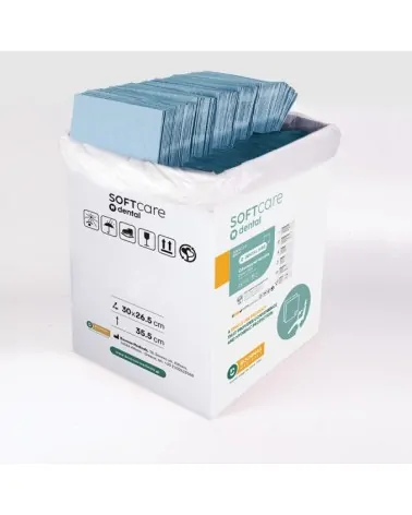 Soft Care Οδοντιατρική Πετσέτα 2ply Χωρίς Dispenser, 500 τεμάχια
