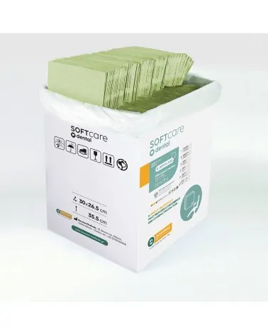 Soft Care Οδοντιατρική Πετσέτα 2ply Χωρίς Dispenser, 500 τεμάχια