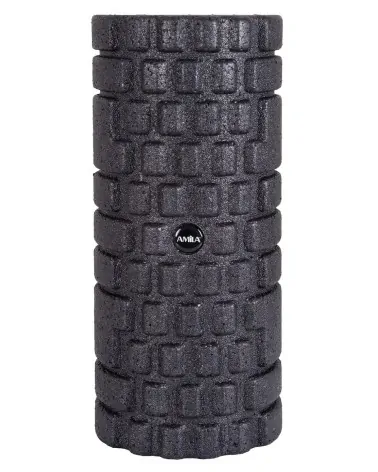 Amila Κύλινδρος Foam Roller EPP 32x14cm, Μαύρο, 96818