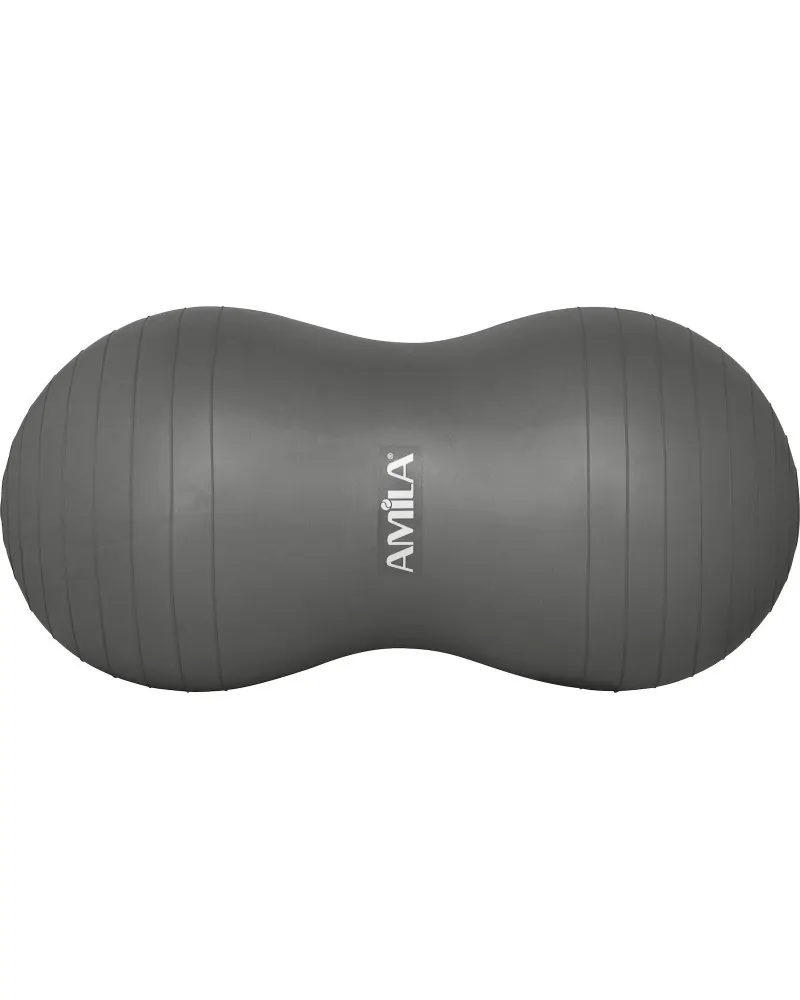 Amila Μπάλα Γυμναστικής σε Σχήμα Φιστικιού 50cm, Bulk-Γκρι, 48097