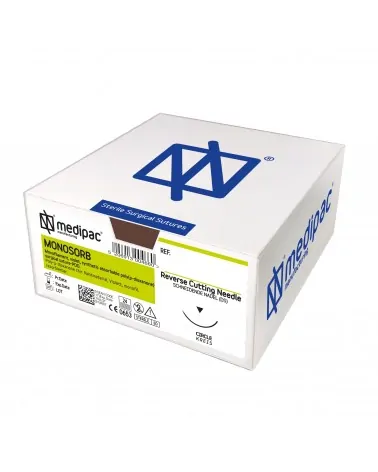 Medipac Ράμμα Monosorb 2/0 75cm 26mm 3/8 Κόπτουσα 8649