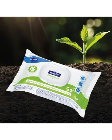 Hartmann Bacillol Zero Tissues Μαντιλάκια Απολύμανσης Επιφανειών Χωρίς Αλκόολη, 180x200 mm, 160 τεμάχια