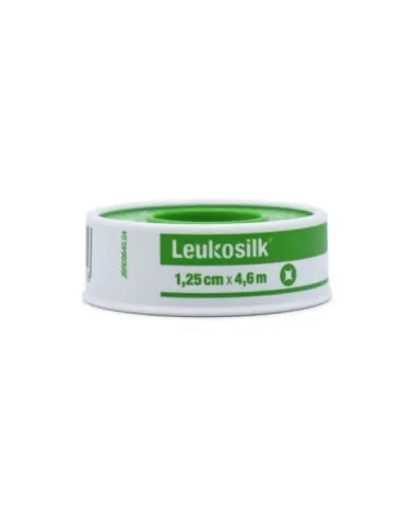 BSN Medical Ταινίες Στερέωσης Leukosilk, 1,25cm x 4,6m