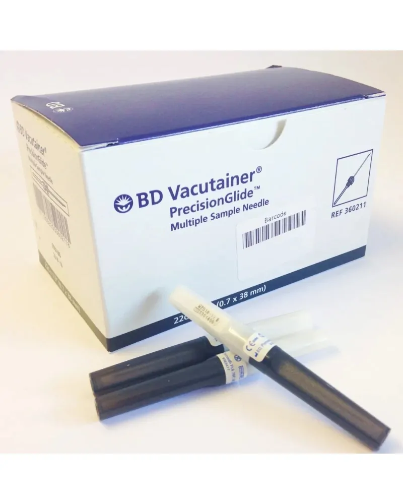 BD Vacutainer Βελόνες 22G x 1.5" (0.7x38mm), 100 τεμάχια