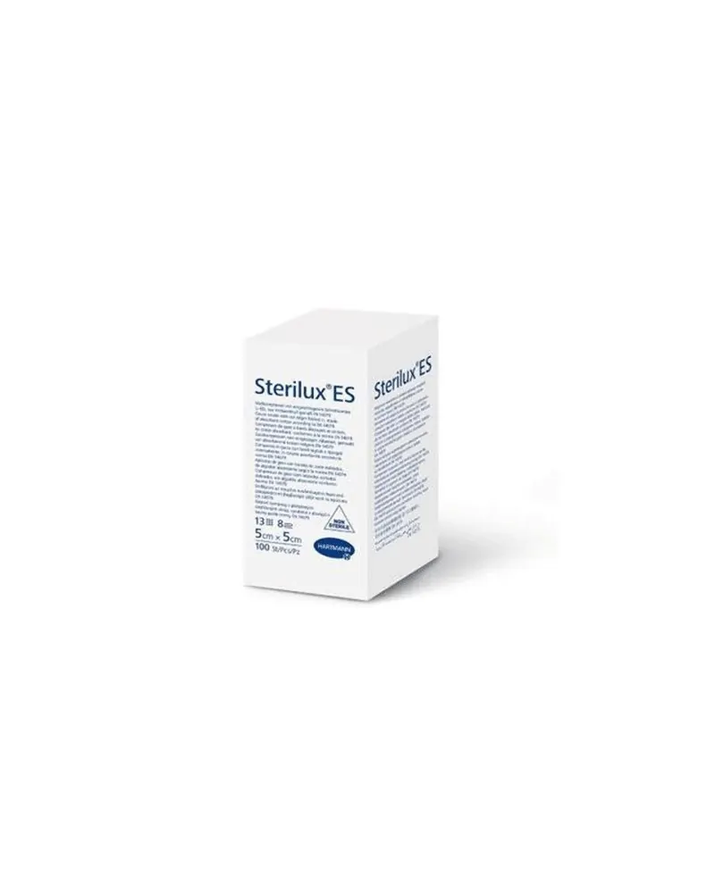 Hartmann Γάζες Sterilux Mη Αποστειρωμένες 5 x 5 cm με 13 Κλωστές , 100 τεμάχια