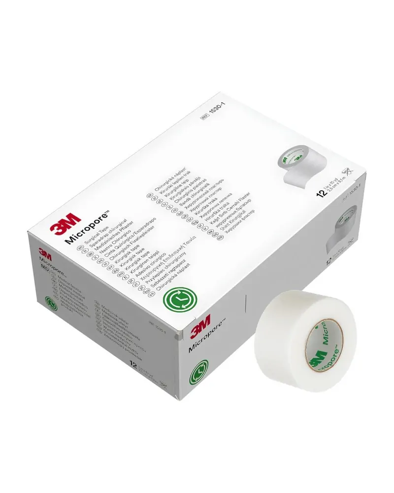 3M Αυτοκόλλητη Ταινία Micropore Χάρτινη 2.5cm x 9.1m