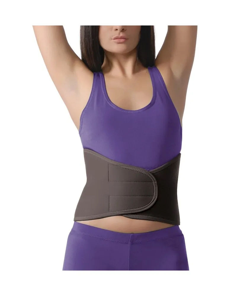Alfacare Ζώνη Οσφύος Neoprene με Μπανέλες, Μάυρη