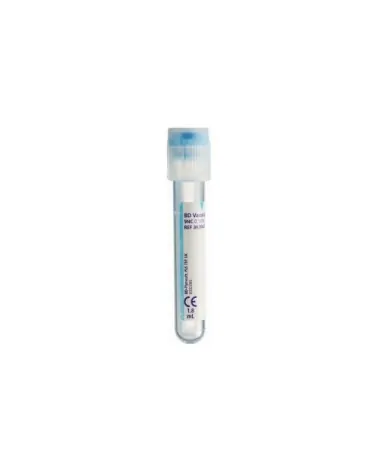 BD Σωληνάρια Αιμοληψίας Vacutainer Plus Sod. Citr. Coagulation Tubes 13x75mm Διπλό Τοίχωμα 1.8ml γαλάζιο πώμα 100 τεμάχια 363047