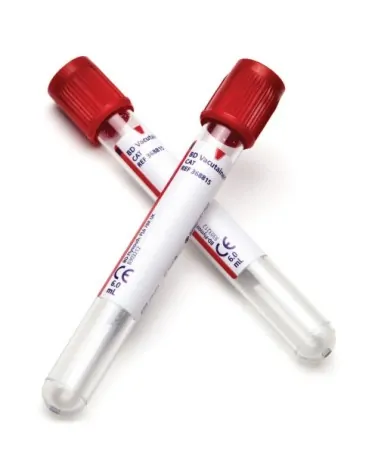 BD Σωληνάρια Αιμοληψίας Vacutainer Plus Plain Tubes 13x75mm 4ml κόκκινο πώμα 100 τεμάχια 369032