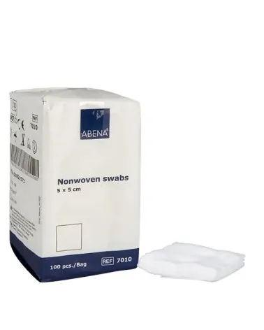 Abena Γάζα Μη Αποστειρωμένη 5 x 5 cm, Non Woven, 100 τεμάχια